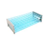 Quystetes Bandeja de Almacenamiento de 3 Piezas de 18 mm y 50 Pocillos para Tubos de Laboratorio, Gradillas para Tubos de Ensayo, Gradillas para Tubos de Centrífuga