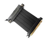 Quystetes Cable de ExtensióN de Tarjeta GráFica PCI-E 4.0 16X de Velocidad, Placa Adaptadora, Puerto de ExpansióN, Cable de 180 Grados y 10CM