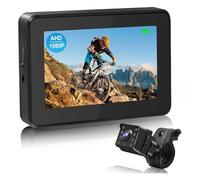 Quystetes Cámara para Bicicleta 1080P con Pantalla de 4,3 Pulgadas y Espejo Retrovisor para Bicicleta, de Montaña y de Carretera.