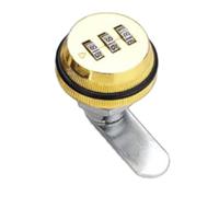 Quystetes Cerradura mecánica de combinación de 3 dígitos de 30 mm, cerradura de contraseña sin llave, cerradura mecánica para buzón, puerta de gabinete B