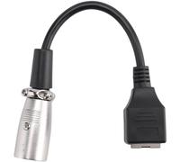 Quystetes Convertidor de Adaptador Cable de ExtensióN de Cable XLR de 3 A Conector de Red RJ45 (Macho)