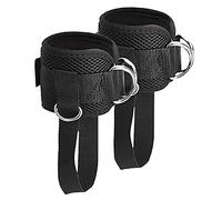 Quystetes Correa de Tobillo para MáQuina de Cable, Bandas de Muslo para Hombres y Mujeres para Entrenamiento Entrenador de Caderas Prensa de Piernas Gimnasio de Fuerza Muscular