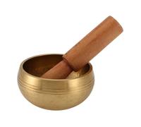 Quystetes Cuenco de MeditacióN de Bronce Juego de Tibetanos Cuenco de Sonidos de MeditacióN Hecho a Mano para la CuracióN y la AtencióN Plena