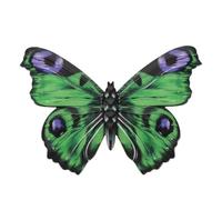 Quystetes Decoración de Pared Al Aire Libre Decoración de Mariposas Decoración de Pared de Mariposas de Metal para Valla Pared de Metal para Decoraciones del Hogar Verde