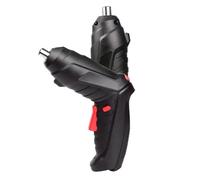 Quystetes Destornillador eléctrico para el hogar, recargable, taladro de impacto inalámbrico, mini destornillador eléctrico inalámbrico