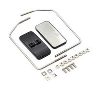 Quystetes Espejo Retrovisor de Metal para 1/10 RC Coche de Orugas TRX4 D90 SCX10 1/14 Truck Man Piezas de ActualizacióN