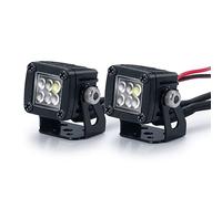 Quystetes Faros Delanteros Modificados Focos Luces Superiores del AutomóVil Luces de Parachoques para SCX10 TRX4 TRX6 1/10 RC Crawler Car,B