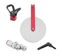 Quystetes Herramienta de Accesorios de GuíA de PulverizacióN de 7/8 Pulgadas para Pulverizador de Pintura Pistola 7/8 Pulgadas MáQuina Universal de PulverizacióN Sin Aire (1 Piezas)