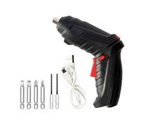 Quystetes Kit de Destornillador Inalámbrico de 3,6 V, Taladro Manual Eléctrico de Litio Recargable, Juego de Herramientas Eléctricas Multifunción Giratorias 2