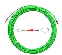 Quystetes Kit de Extractor de Cable de Cinta Pasacables de 10 M y 33 Pies, Extractor de Cable EléCtrico Pet de 4,5 Mm a TravéS de La Pared, Enhebrador de Dispositivo de GuíA de Cable