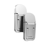Quystetes Mini Soporte para Computadora Portátil, Refrigerador Portátil, Soporte Elevado, Elevador Plegable para Computadoras Portátiles/Tabletas/Teclado, Plateado