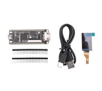 Quystetes Placa de desarrollo compatible con Tang Nano 9K FPGA Gaoyun GW1NR-9 RISC-V RV + pantalla SPI de 1.14 pulgadas + cabezal de pin de 2.54 mm