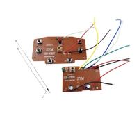 Quystetes Placa Transmisora y Receptora de Circuito Impreso de 27 MHz y 6 Canales, 2,4 GHz, para Control Remoto, Piezas de Coches de Juguete RC.
