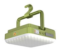 Quystetes PortáTil Al Aire Libre Campamento Luz Colgante Mercado Nocturno Al Aire Libre LáMpara ImáN Luz de Emergencia Luz Verde