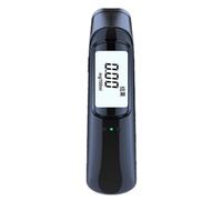 Quystetes Probador de alcohol soplado por aire, prueba de conducción ebria, instrumento de prueba de alcohol, alta precisión con voz, fácil de instalar