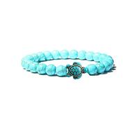 Quystetes Pulsera de Piedra Natural Pulsera de Pareja el TamañO EláStico Es el MáS Adecuado para Hombres y Mujeres Pulsera EláStica D
