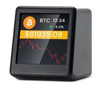 Quystetes Rastreador de Criptomonedas con WiFi de 2,4 GHz y Visualizador de Precios. Se Pueden Intercambiar Libremente 300 Criptomonedas Principales para NerdMiner A.