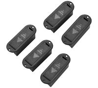 Quystetes Reemplazo de la Caja de la Cubierta del Soporte de la Caja de la BateríA de 5 Piezas 9V para la RecoleccióN de Bajos de Guitarra
