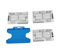 Quystetes Regla de 7 Pasos para ECG, Regla de 7 Pasos para Interpretación de ECG/EKG, Regla de Guía de Referencia de ECG, Herramienta de Medición de Calibradores de ECG