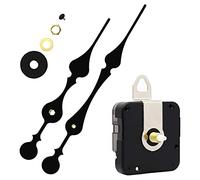 Quystetes Reloj de pared de cuarzo de 16 mm, kit de motor, mecanismo de movimiento de pala grande, piezas de reloj de reparación, movimiento de repuesto