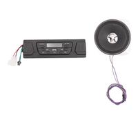 Quystetes Reproductor de Radio FM Triciclo Reproductor de MP3 Bluetooth Placa Decodificadora de MP3 Reproductor Sin PéRdidas para VehíCulos de ConstruccióN de Camiones