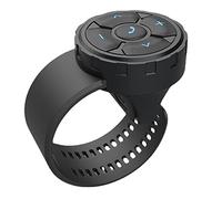 Quystetes Robot InaláMbrico Bluetooth BotóN Remoto Universal Motocicleta/Manillar de Bicicleta Controlador de Medios Control de Volante de Coche