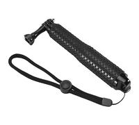 Quystetes Selfie Deportivo SubacuáTico de Mano Impermeable de 48 Cm Extensible para Go Pro 9 8 7 6 5 4 3 Action, Negro