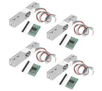 Quystetes Sensor de Peso de Celda de Carga Digital, 4 Juegos de Celda de Carga de 5 Kg HX711 AD Módulo Amplificador de Peso Sensor de Presión Célula de Carga Ar Duino