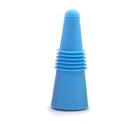 Quystetes Tapones de vino de silicona para botellas de vino, tapón de condimento para botellas de vino, color azul