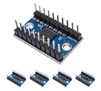 Quystetes TXS0108E - Convertidor de nivel lógico de 8 canales, bidireccional, alta velocidad, dúplex completo, 3,3 V, 5 V, 5 unidades