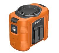 Quystetes Ventilador Portátil de Cintura con Linterna, 15000 MAh, Recargable, Versátil, con Luz para Montar A Caballo, Caminar, Viajar Al Aire Libre A.