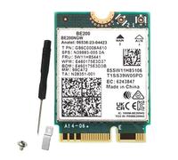 Quystetes WiFi 7 BE200 BE200NGW Tarjeta WiFi BT 5.4 802.11AX Adaptador de Red InaláMbrico Tribanda M.2 NGFF para Win10/11