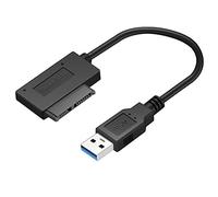 Quzenn una USB 3.0 7+6PIN 13Pin Cable Convertidor Transferencia de Datos RáPida para Computadora PortáTil Unidad óPtica CD/DVD ROM Unidad Slimline