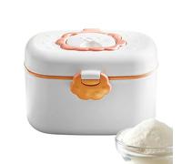 Quzente Contenedor de viaje Formula | Dispensador de caja de soporte de fórmula Travel to Go - Contenedores herméticos de almacenamiento de fórmula para niños para aperitivos, galletas, frutas