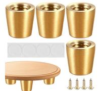 Quzente Patas de silla de repuesto, patas de tocador, almohadillas protectoras modernas antideslizantes para nivelar moquetas móviles, azulejos, patio, habitación, dormitorio