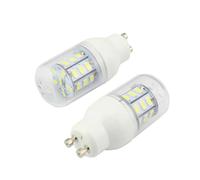 QVAQHBDBVM 1fortunate Pack of 1, Led Spotlight Bulb AC220V E27/E14/E12/B22/GU10/G9 4W Smd5730-27Leds Home Candle Lighting(Warm White,GU10)
