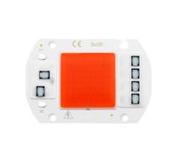 QVAQHBDBVM 1fortunate Paquete de 3, LED COB Chip Full Spectrum Grow Plant Light AC220V 20W 30W 50W Lámpara de crecimiento de flores for interiores(50w)
