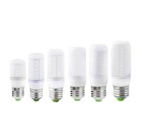 QVAQHBDBVM 1fortunate Paquete de 50, bombilla LED de maíz AC220V E27/E14 cubierta lechosa 5730SMD-24/36/48/56/69led lámpara de araña for decoración del hogar(Warm White,E27 36led)