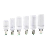 QVAQHBDBVM 1fortunate Paquete de 50, bombilla LED de maíz AC220V E27/E14 cubierta lechosa 5730SMD-24/36/48/56/69led lámpara de araña for decoración del hogar(Warm White,E14 69led)