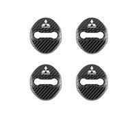 QVBGFF 4 Piezas Cubierta Cerradura Puerta Coche,para Mitsubishi Eclipse Cross 2018-2023 Cerradura Puerta Coche Tapas Protectoras a Prueba Polvo,Accesorios decoración Coche,B