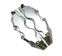 QVBGFF Tapa Pinza Freno Coche,para Audi A3 8P 2003-2013,Accesorio de decoración de Frenos Elegante, Alto Brillo y Resistente al Calor,S(19 * 5.2 * 4cm)-Silver