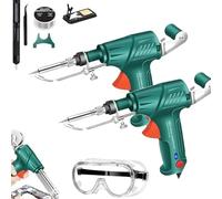 Qvhgnxcm 3 en 1 Soldadura de Corte de eliminación de óxido, Herramientas de Soldadura con láser Industrial con calefacción Internacional, Juego de Pistola de Soldadura de Hierro multifunción (Negro)