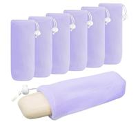 Qvhgnxcm Bolsas de jabón de Malla para Barras de jabón, Bolsa de depuración de jabón, Soporte de jabón de Espuma y Secado Exfoliante para Ducha (5 Paquete) (Verde)