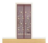 QVIVI Mosquitera Cortina magnética Puerta de Pantalla magnética Summer Fly Insect Net Magnetic Soft Door No Gap Anti-Mosquito Encryption Mute Screen Magic Stick Inicio Hilo Cortina, 80 * 205CM