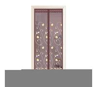 QVIVI Mosquitera Cortina magnética Puerta de Pantalla magnética Summer Fly Insect Net Magnetic Soft Door No Gap Anti-Mosquito Encryption Mute Screen Magic Stick Inicio Hilo Cortina, 95 * 205CM