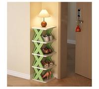QVK - clóset no empotrado para zapatos no necesita ser instalado, se puede desmontar y combinar libremente, con un espacio de 16 cm, adecuado para entrada del pasillo del hogar (M, verde)