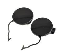 QVQOJCTH autopartes para Porsche 2011-2014 Sin Pintar Negro 2 Piezas Parachoques Delantero Cubiertas De Gancho De Remolque 95850515500 95850515600