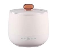 QWAXTRIW Cocinadora de arroz pequeña, Mini Olla de arroz eléctrica de 1.8L con Olla Antiadherente para 1-2 Personas, 4 Funciones multiclooker para fabricar arroz, Sopa, gachas, Pastel, Blanco