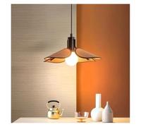 QWAXTRIW Lámpara Colgante de ratán, lámpara Colgante Simple Japonesa de Tela, Accesorio de iluminación para Dormitorio, Restaurante, Comedor