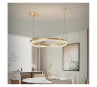 QWAXTRIW Sala de Estar Villa Lámpara Decorativa Comedor Lámpara Colgante LED Moderna Lámparas Colgantes (atenuación Infinita, B 100)